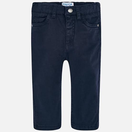 Pantalón Marino Básico Corte Regular Fit Para Bebé Niño Mayoral