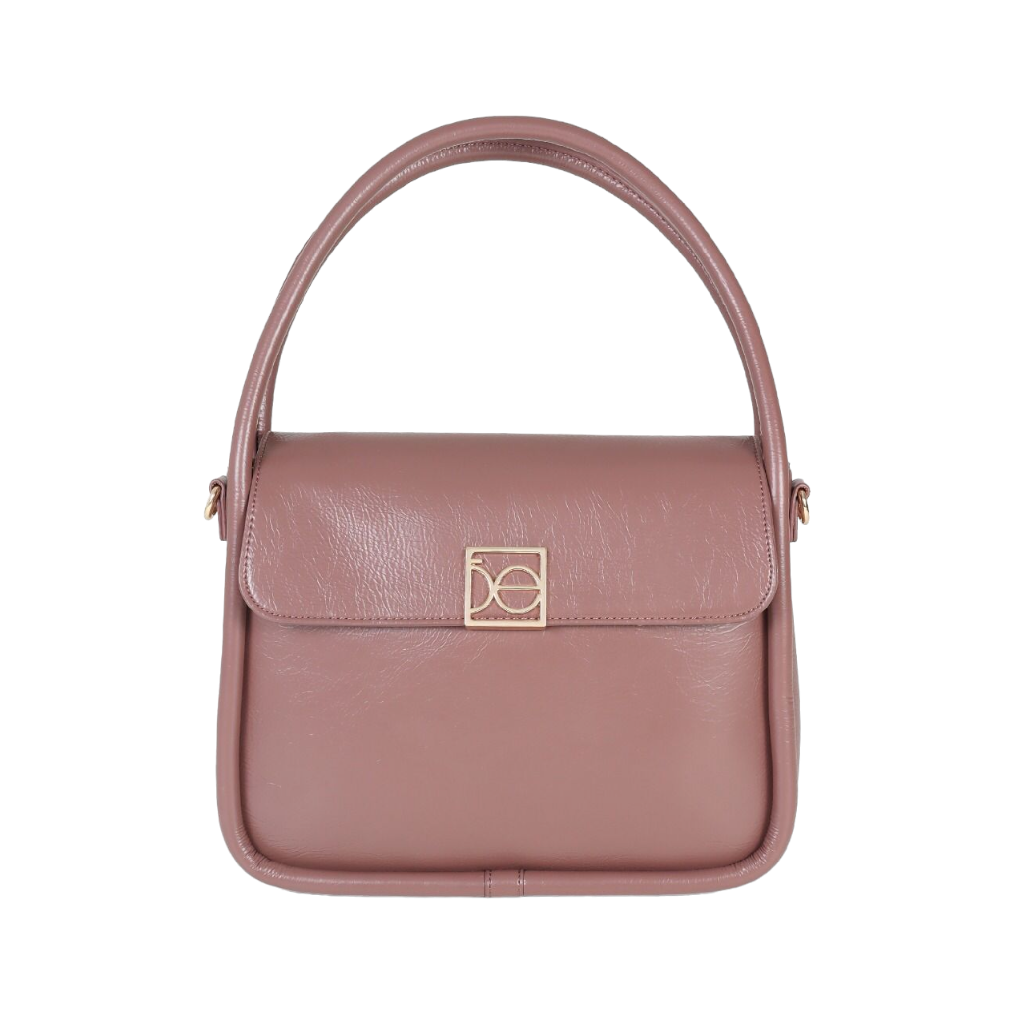 Bolso satchel color fango cloe