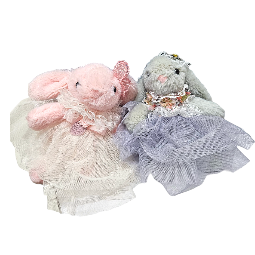 Llavero Conejitos Vestidos