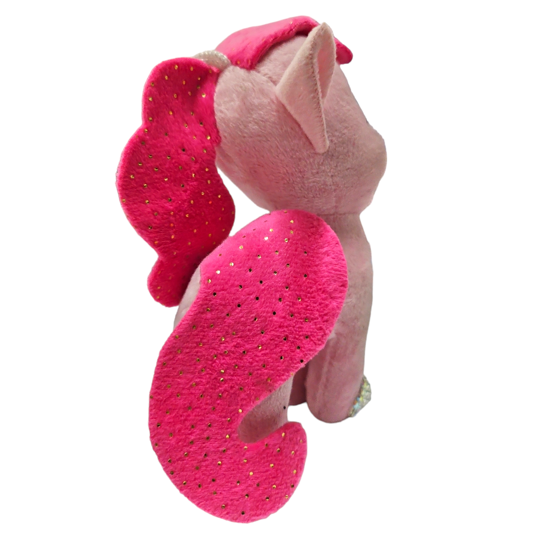 Llavero Pony Color Rosa Con Cristales