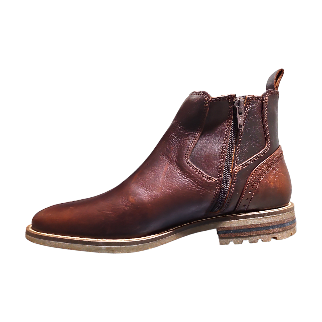 Botas café piel THOMAS & JOHNSON