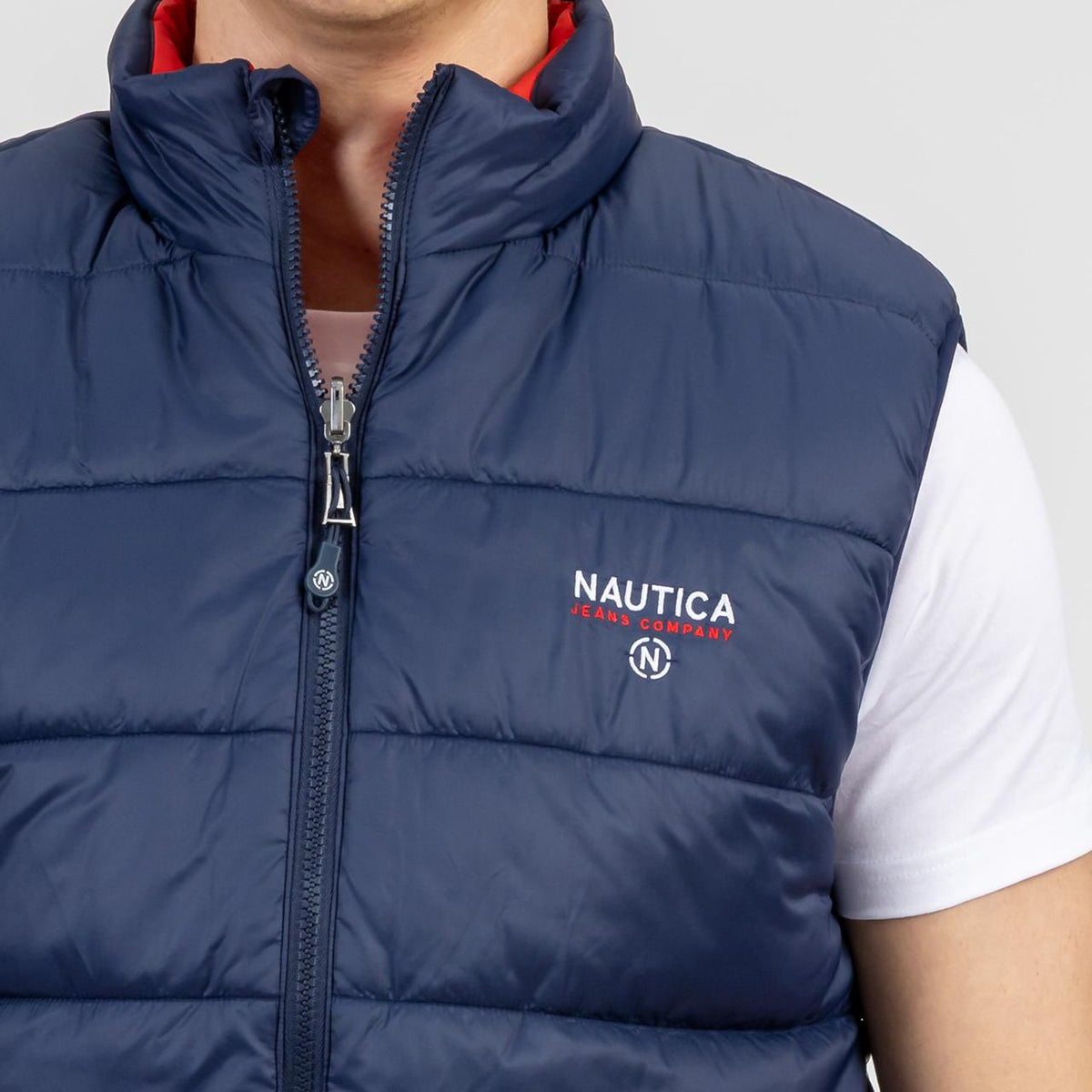 Chaleco Doble Vista Para Hombre Nautica Jeans