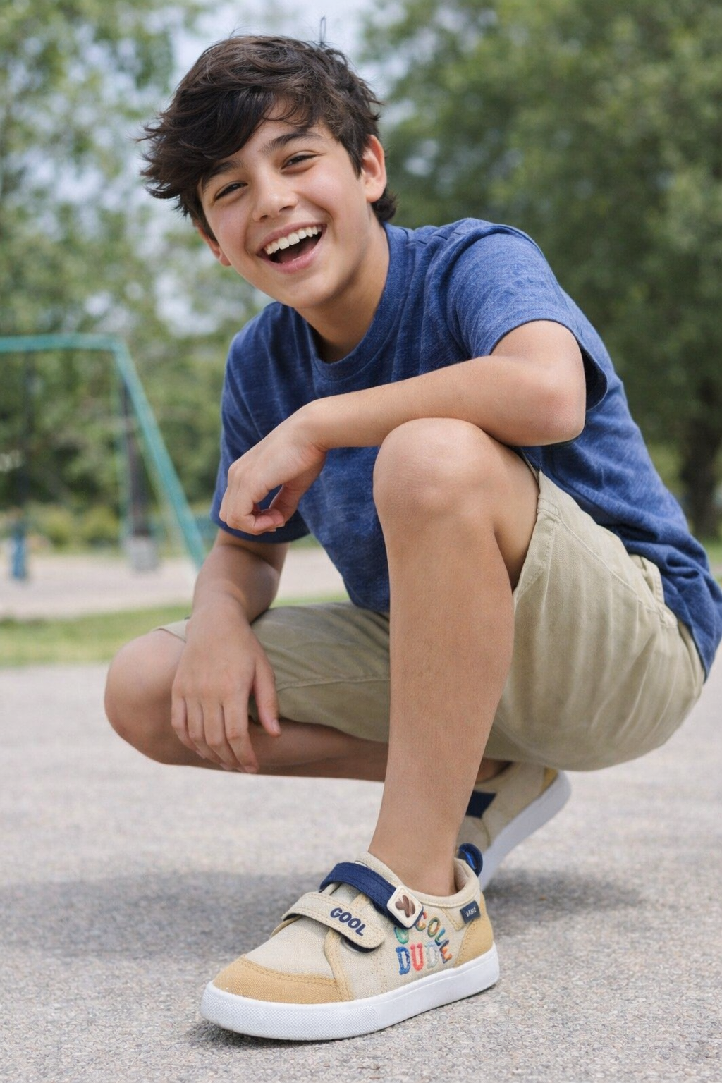 Tenis Yako Beige Marino Bubble Gummers