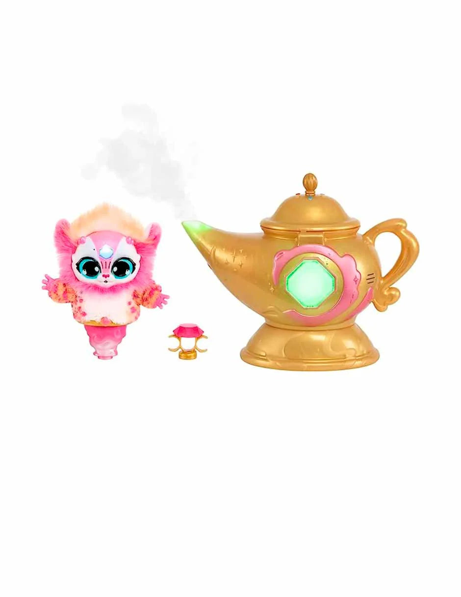 Magic Mixies Lámpara Mágica Con Peluche Rosa Interactivo