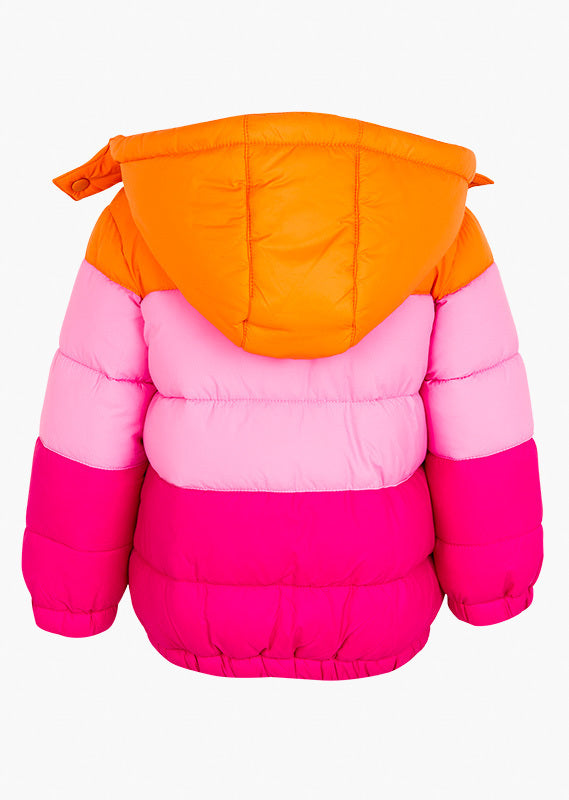Chamarra Fucsia Con Gorro Losan