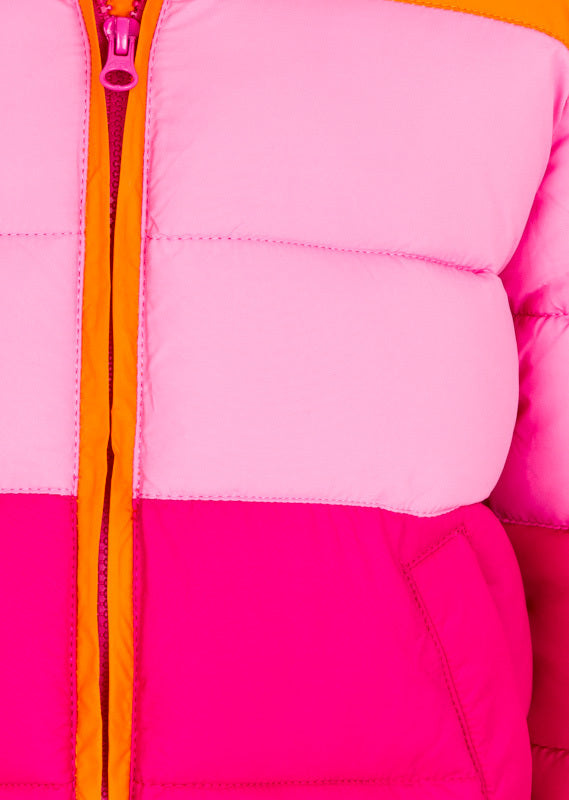 Chamarra Fucsia Con Gorro Losan