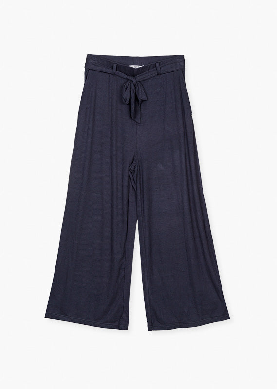 Pantalón holgado con cinturón dama Losan