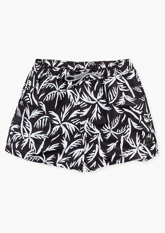Bermuda para caballero con estampado negro LOSAN