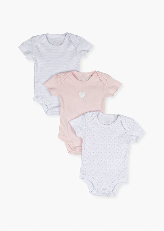 Pack De 3 Bodis Para Bebé Niña Losan