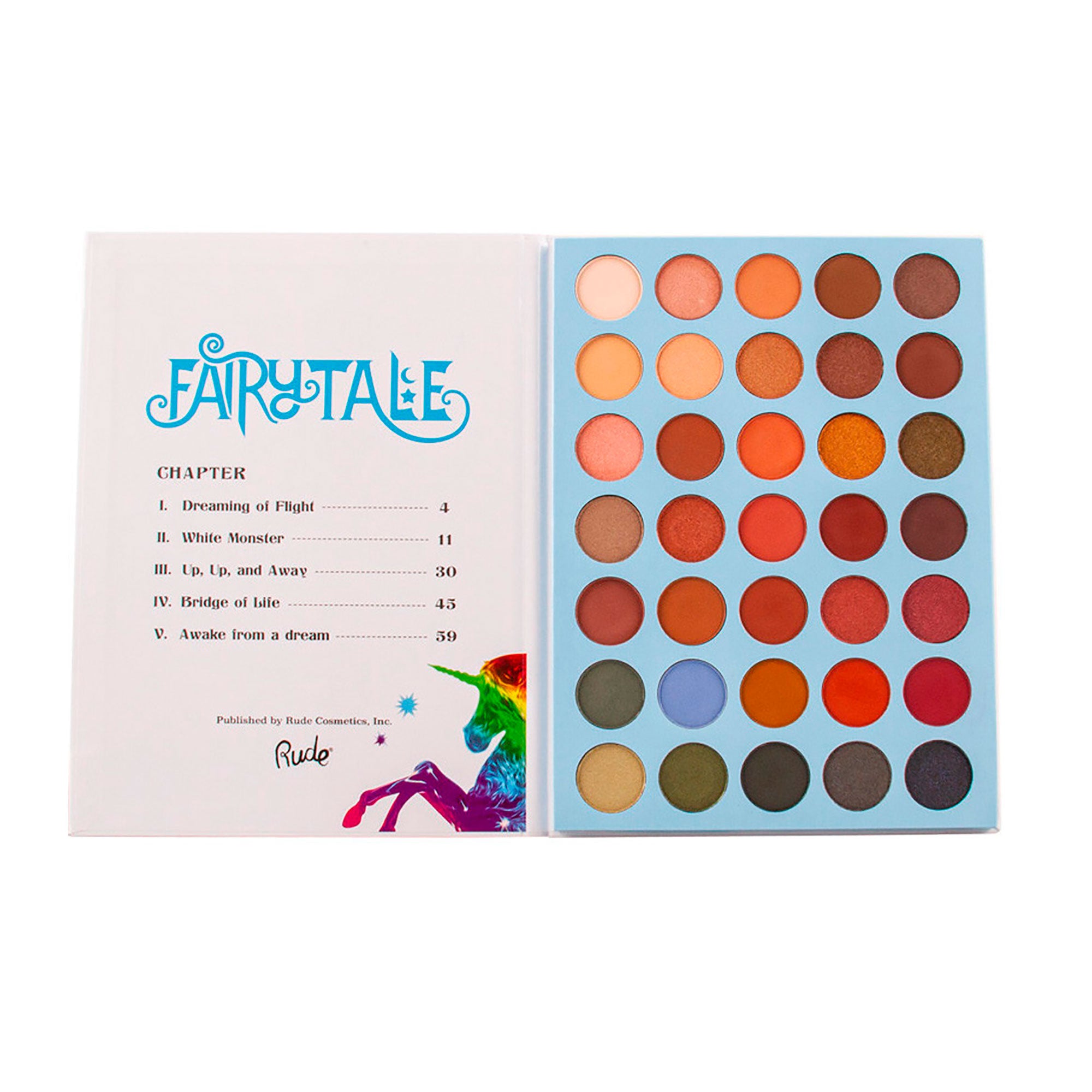 Fairy Tale - Book 3 Rude Paleta De Sombras Rude Cosmetics