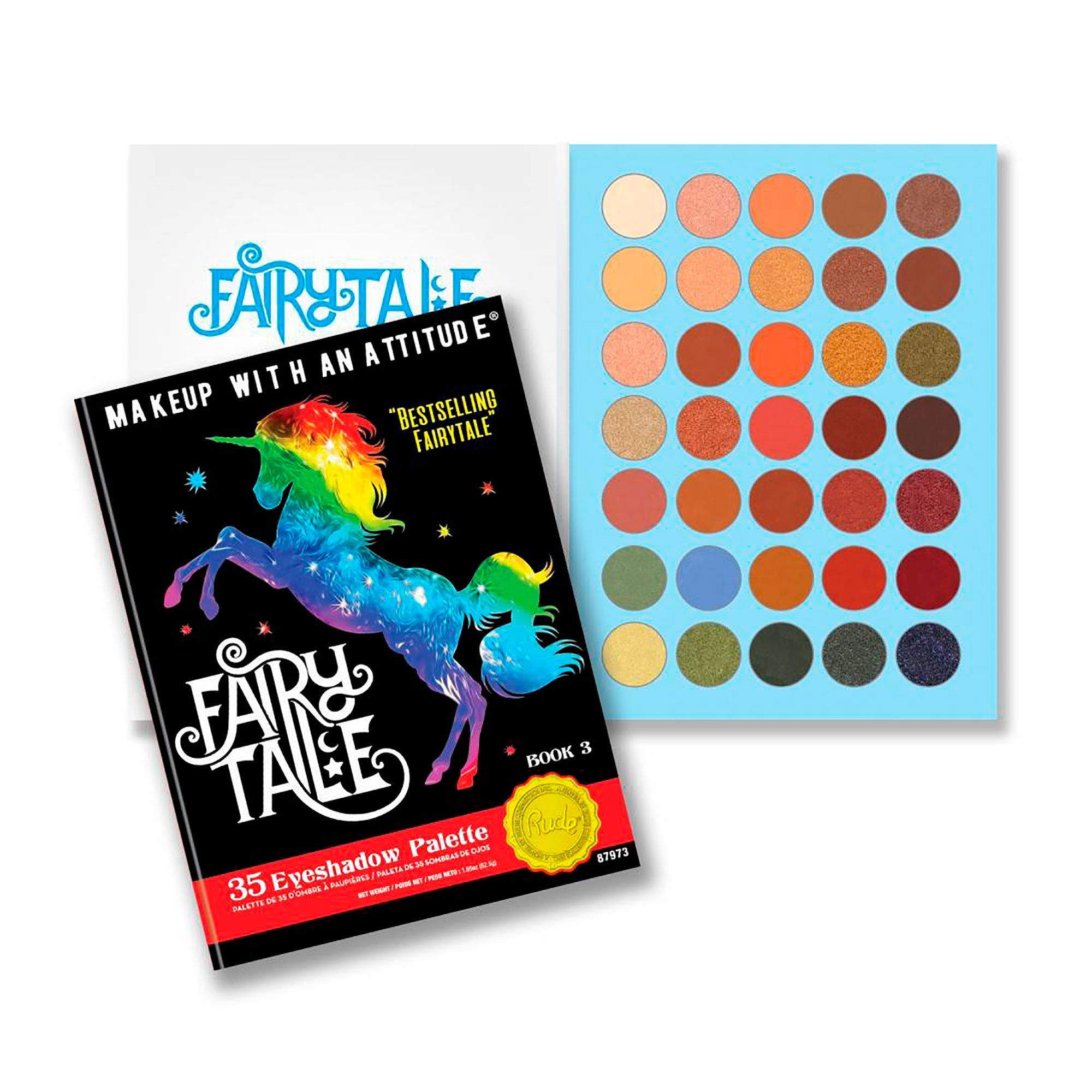 Fairy Tale - Book 3 Rude Paleta De Sombras Rude Cosmetics