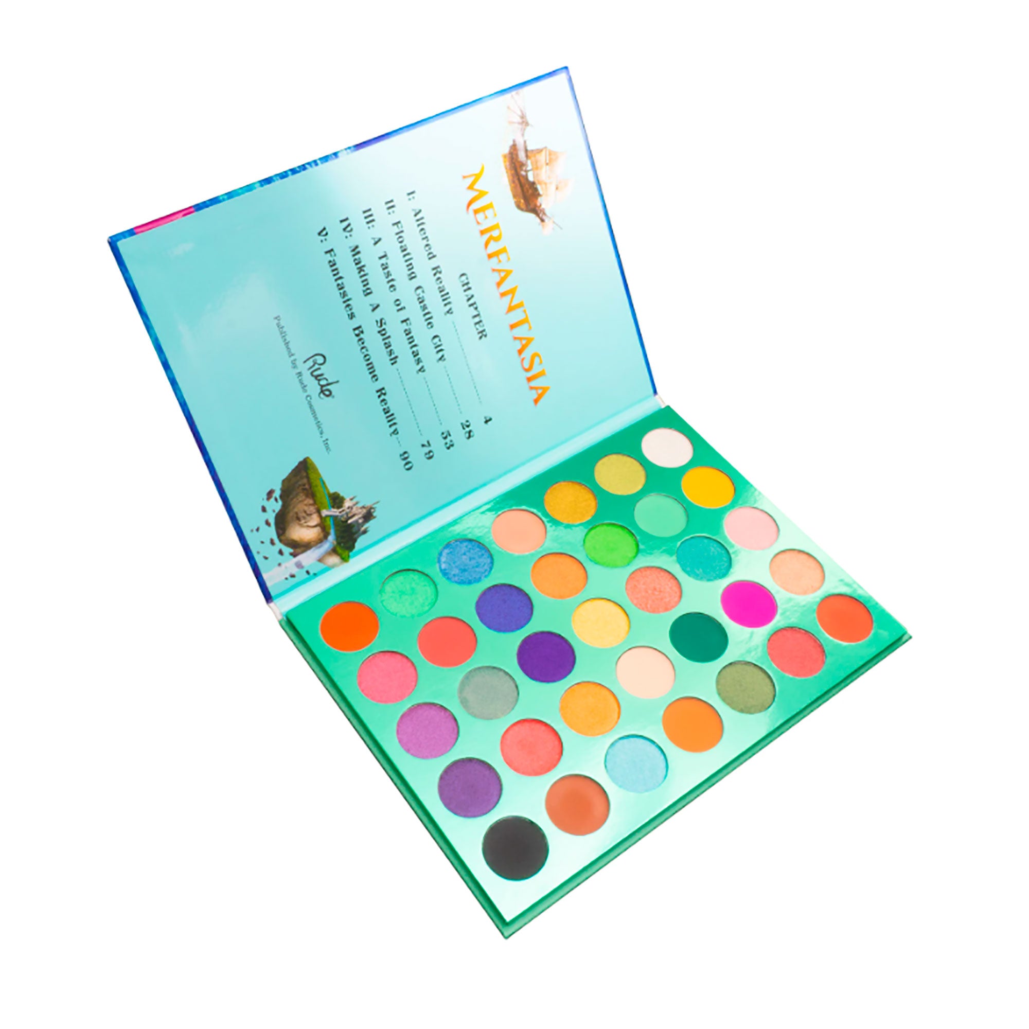 Paleta De Sombras Merfantasia - Book 8 Rude Cosmetics