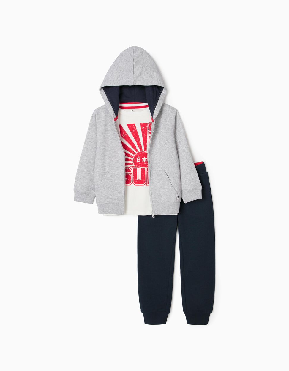 Conjunto deportivo de 3 piezas "JAPAN SUN" para niño ZIPPY