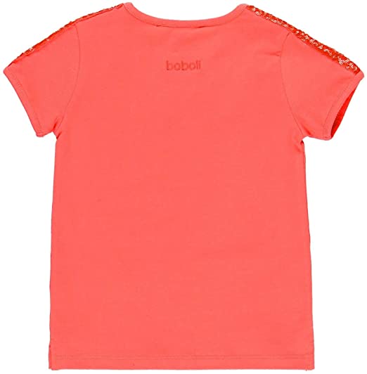 Camiseta coral punto elástico para niña BOBOLI