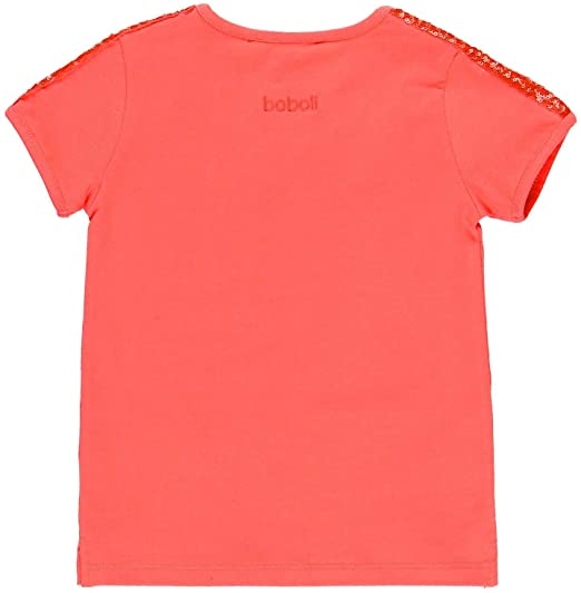 Playera coral punto elástico para niña BOBOLI