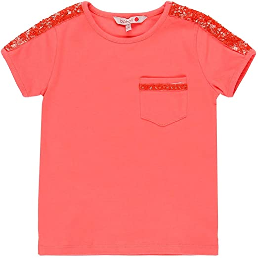 Playera coral punto elástico para niña BOBOLI