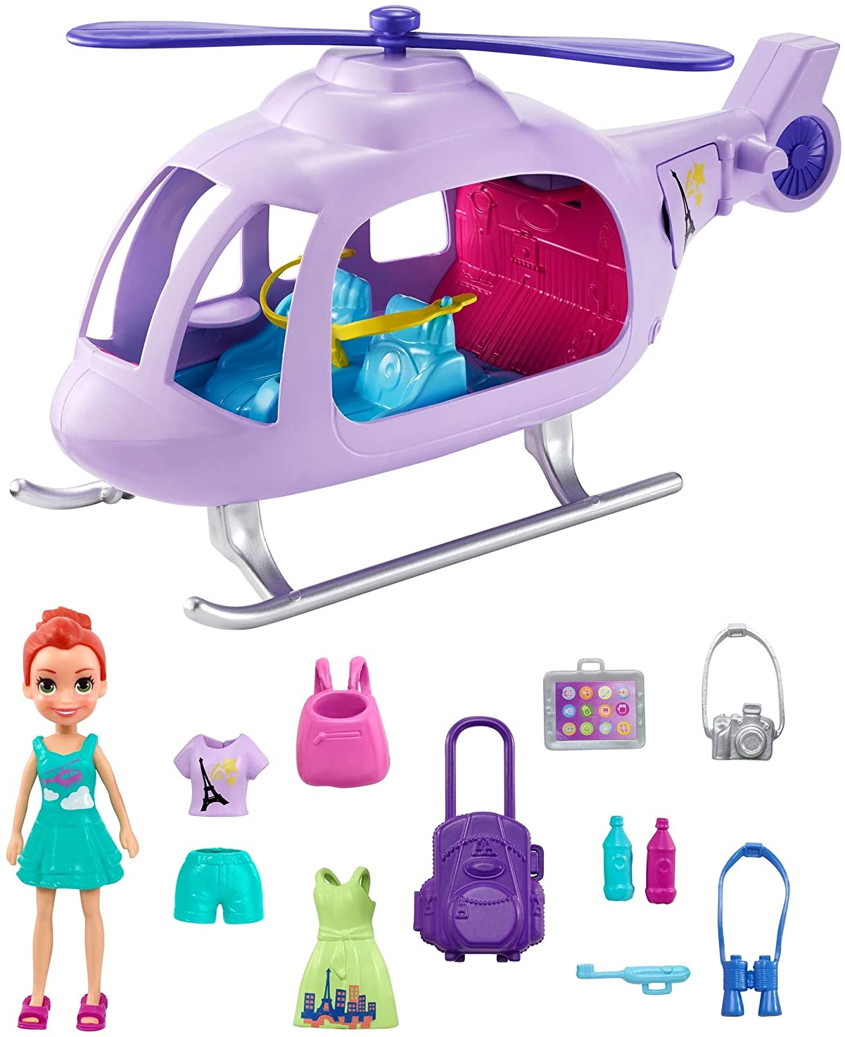 Polly Pocket Core Helicóptero De Aventuras