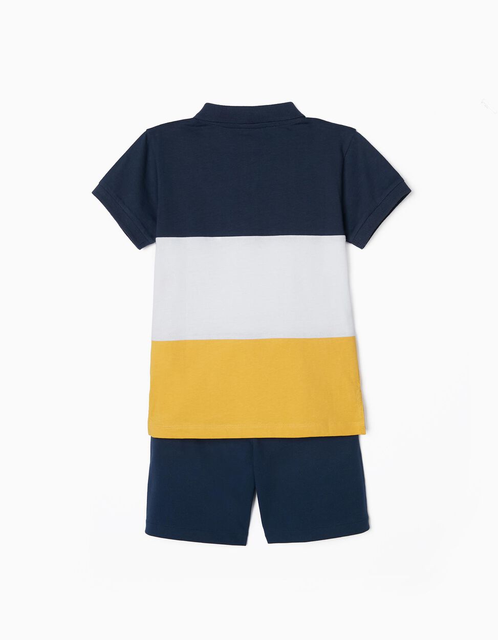 Conjunto De Camiseta Tipo Polo Y Short Para Niño Zippy