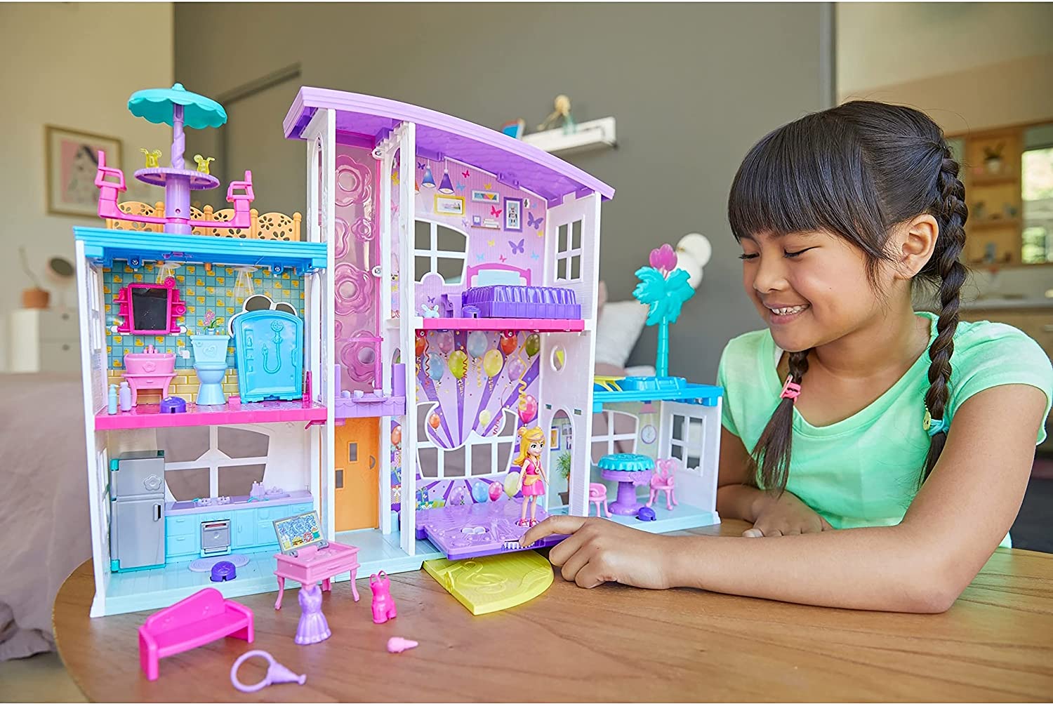 MEGA CASA DE SORPRESAS POLLY POCKET