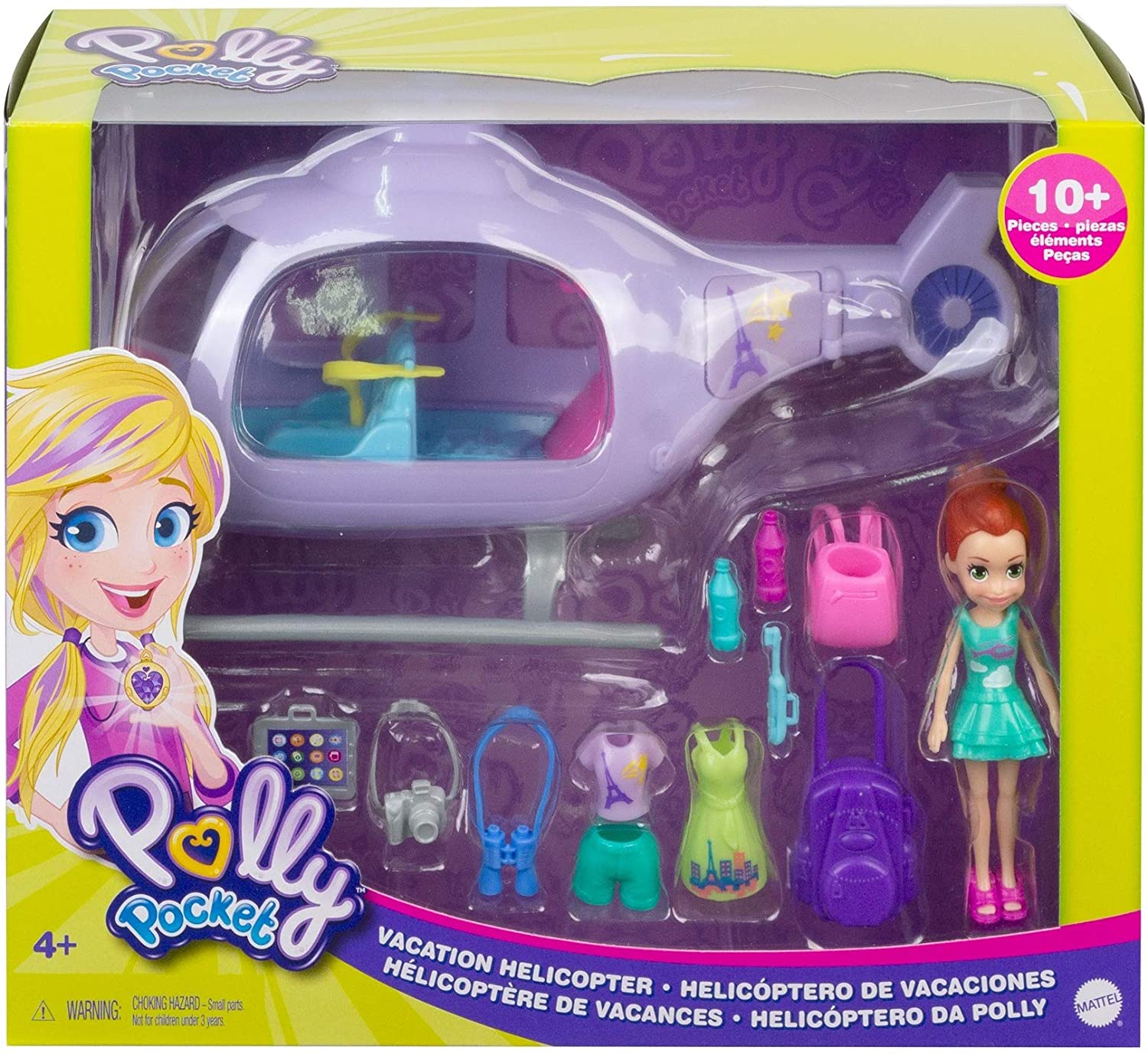 Polly Pocket Core Helicóptero De Aventuras