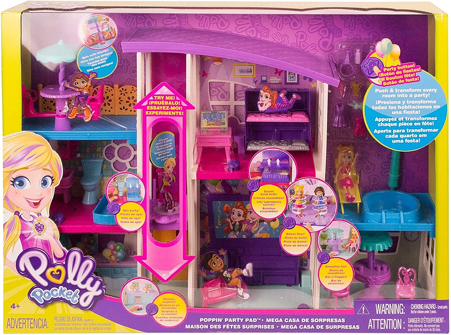 MEGA CASA DE SORPRESAS POLLY POCKET