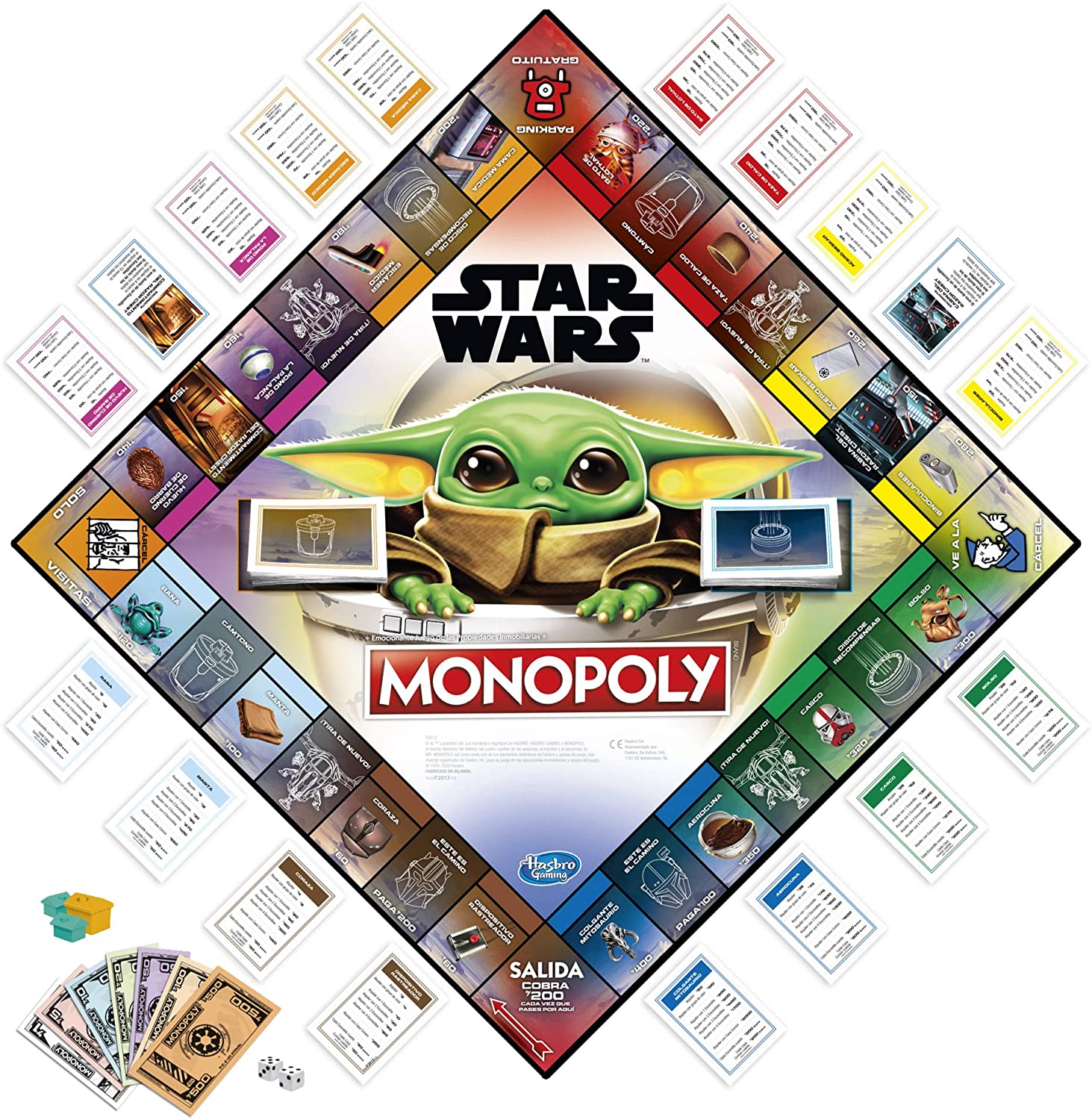 Monopoly Star Wars Yoda Mandalorian