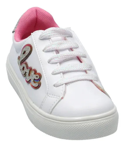 Tenis deportivo blanco "Love" TROPICANA