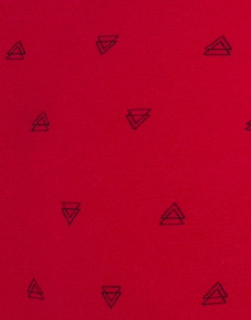 Ropa interior para dama calzón bikini Rojo-triángulos TWINS
