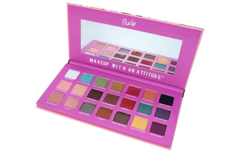 Paleta de sombras Blackjack 21 Bad Girl Rude Cosmetics