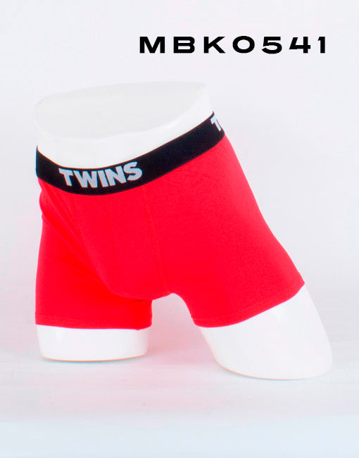 Ropa interior para caballero BIker-Rojo liso TWINS
