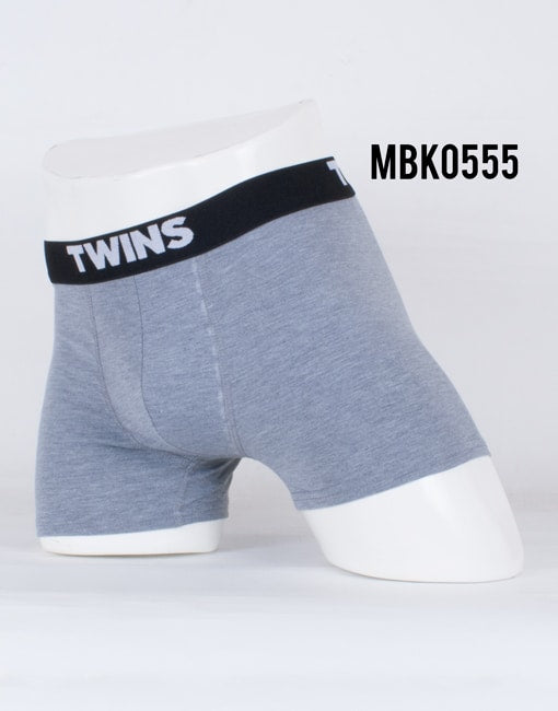 Ropa para caballero Biker-Gris liso TWINS