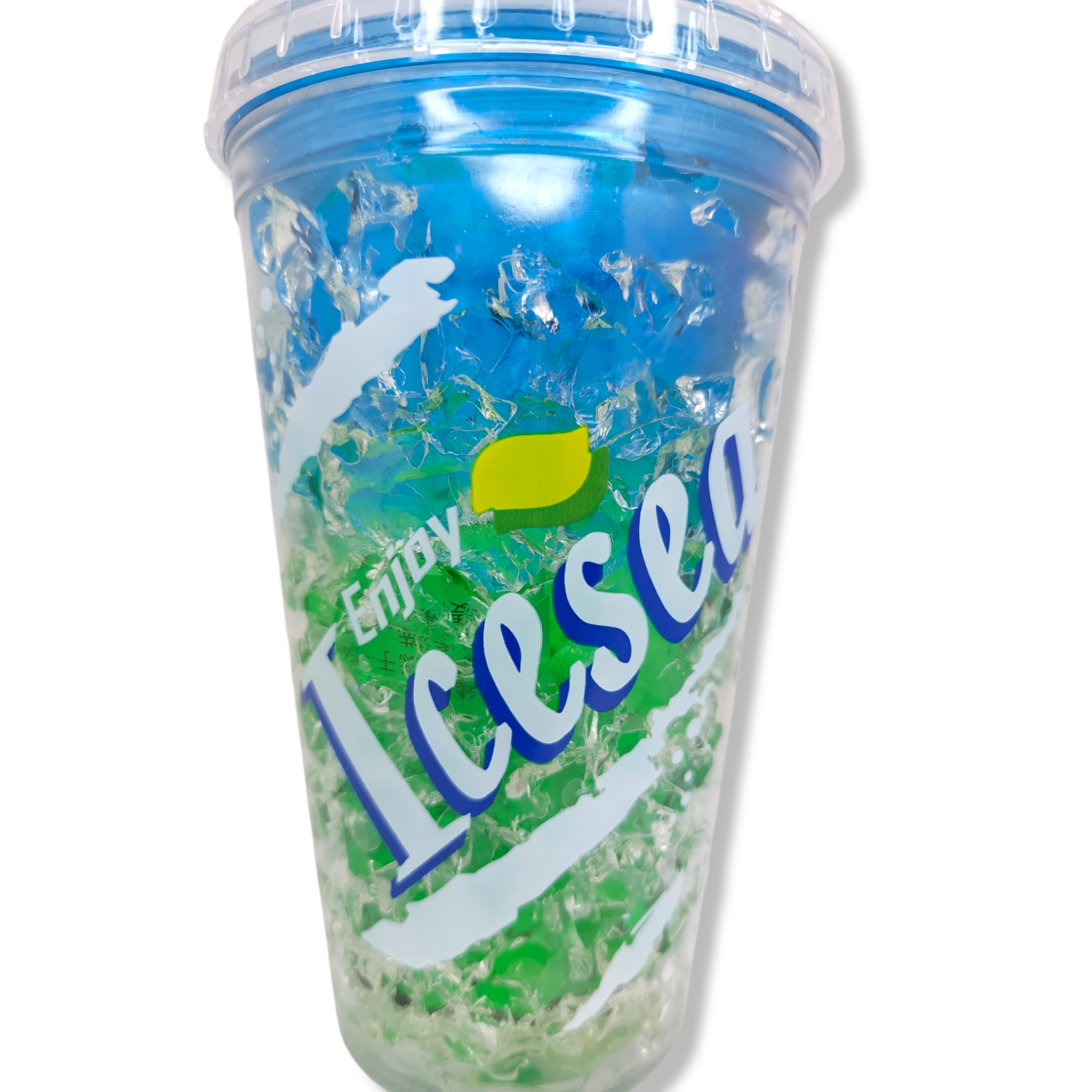 Vaso helado estampado mantiene fría bebida 450 ml