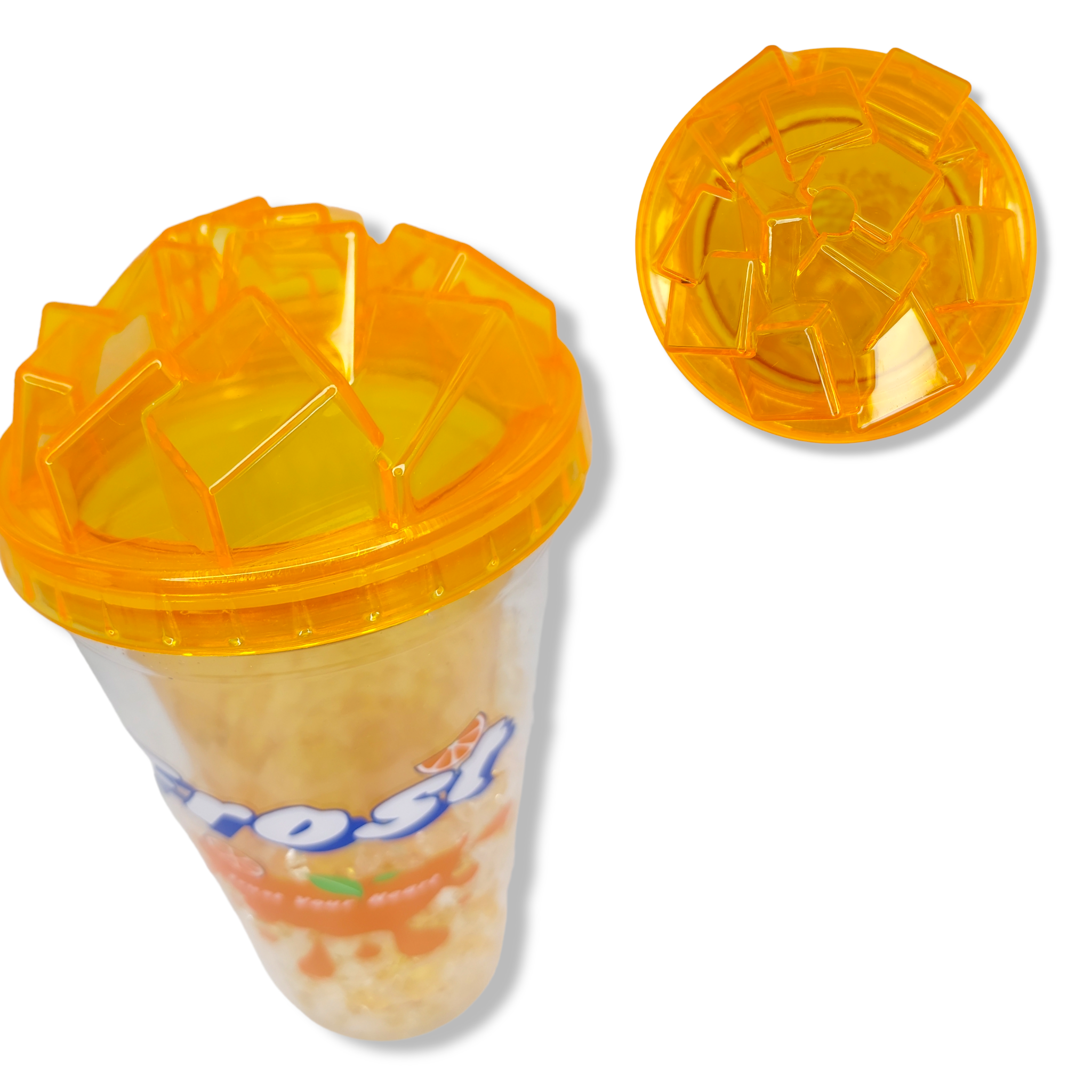 Vaso helado estampado mantiene fría bebida 450 ml