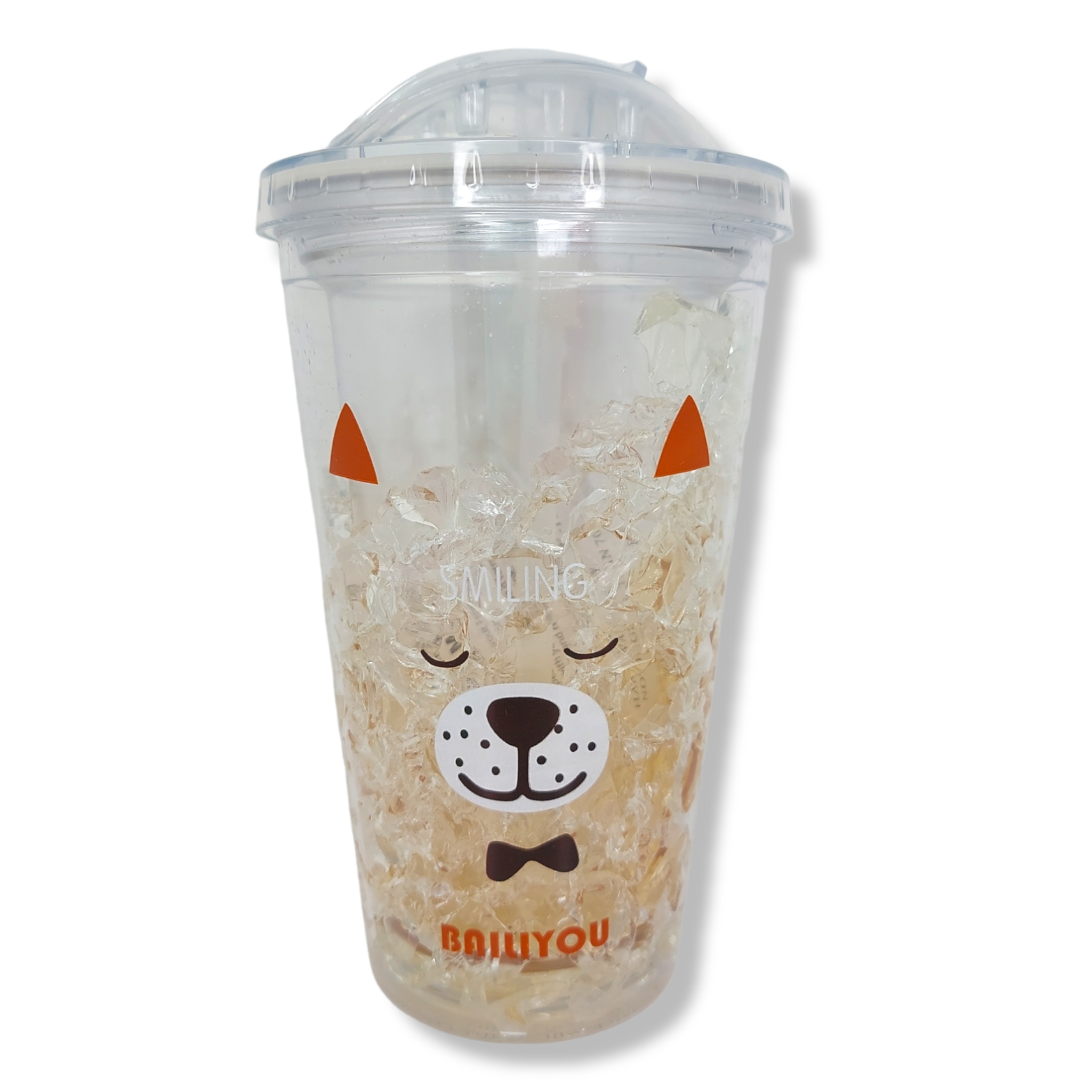 Vaso helado de gel estampado animales 450 ml