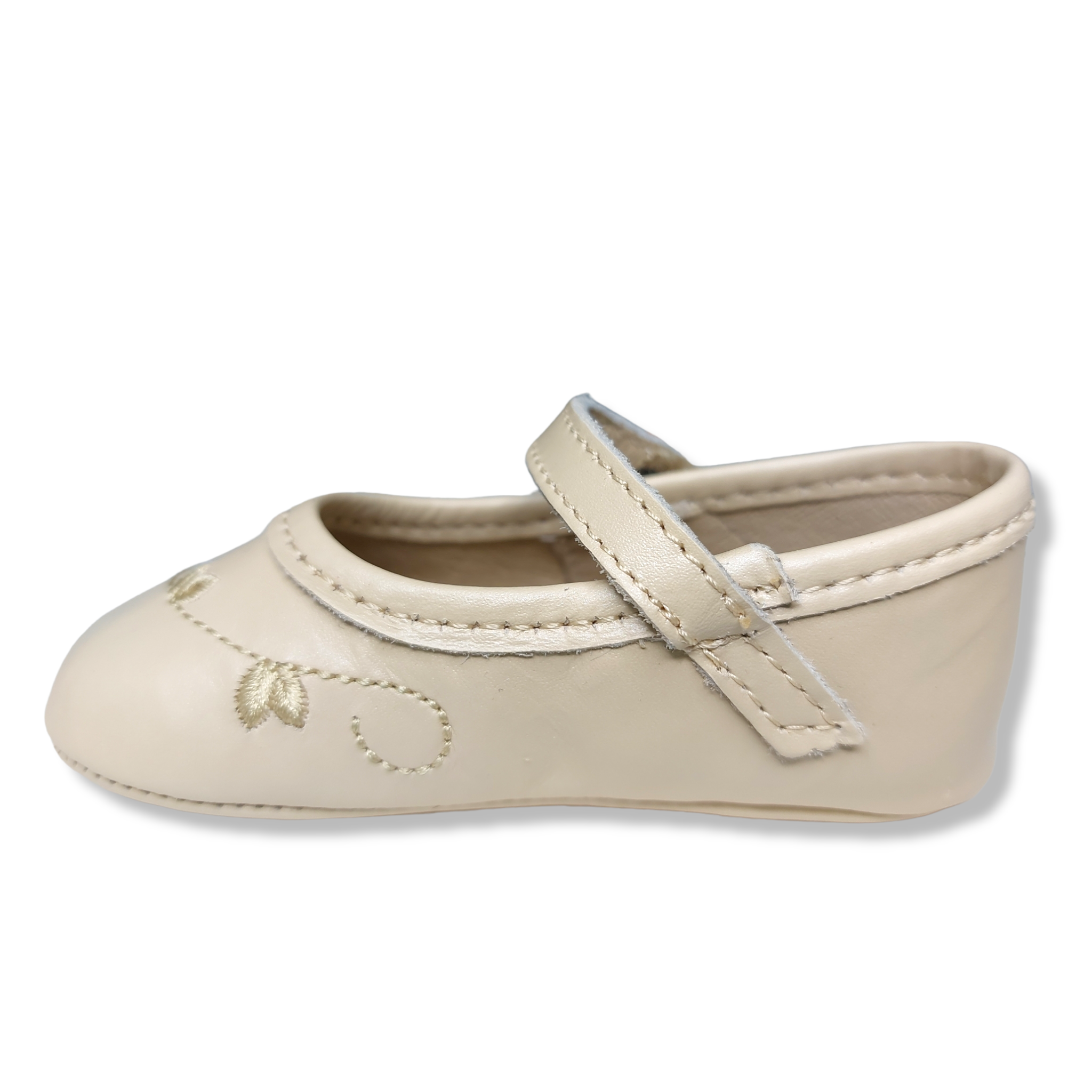 Zapato beige para bebé niña Mini Burbujas