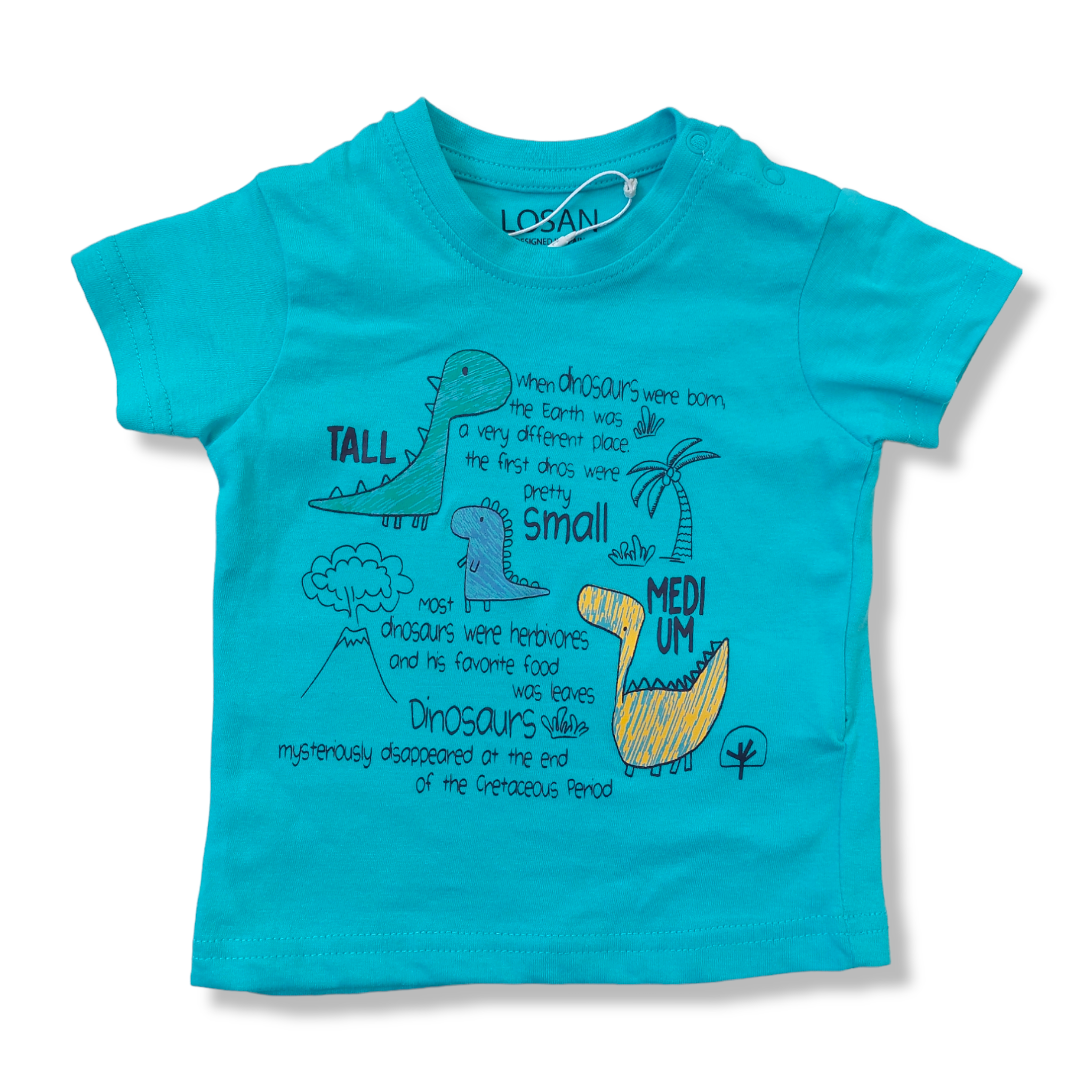 Playera Zzul "Tall, Small, Medium" Para Bebé Niño Losan