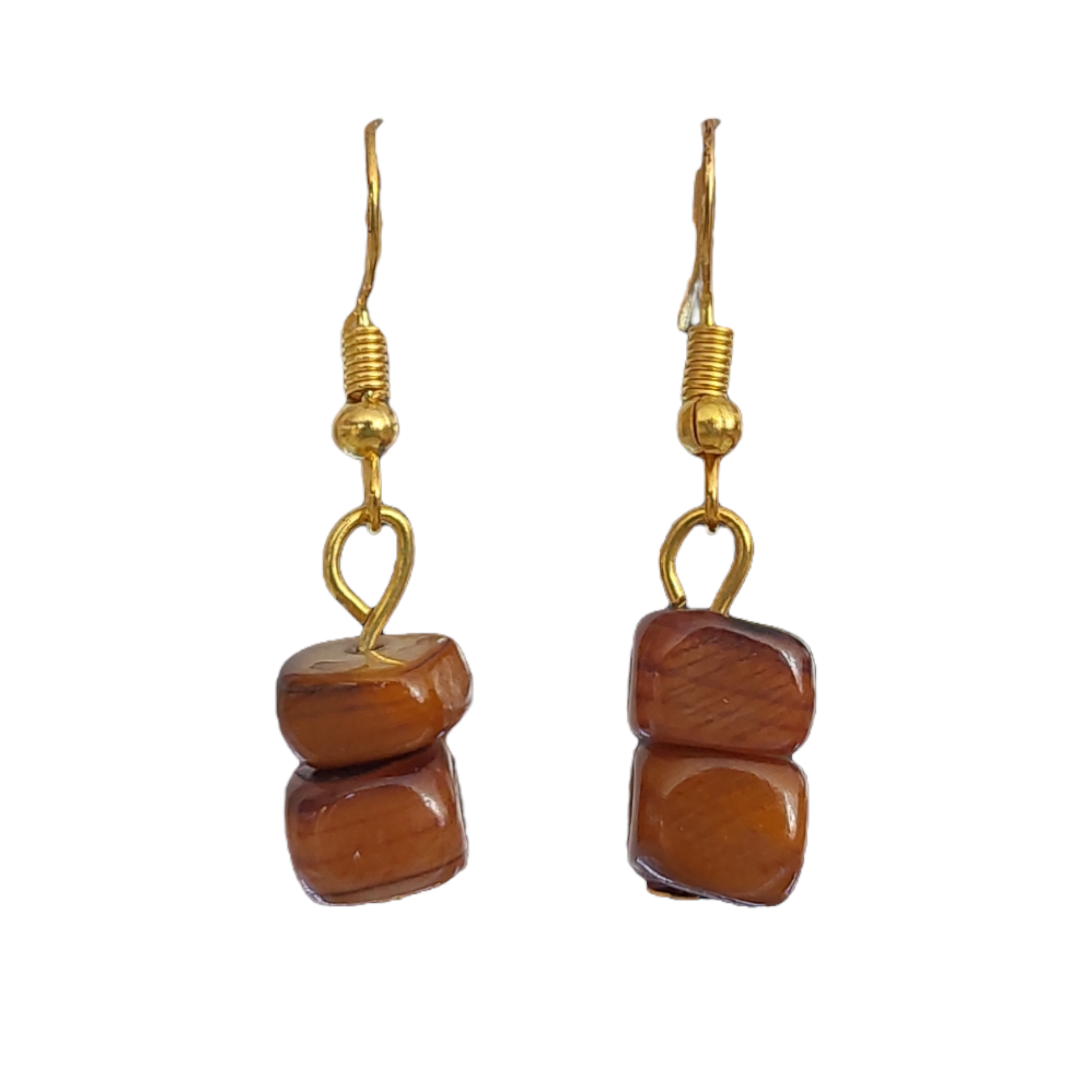 Collar Piedra Natural "Café/Beig"