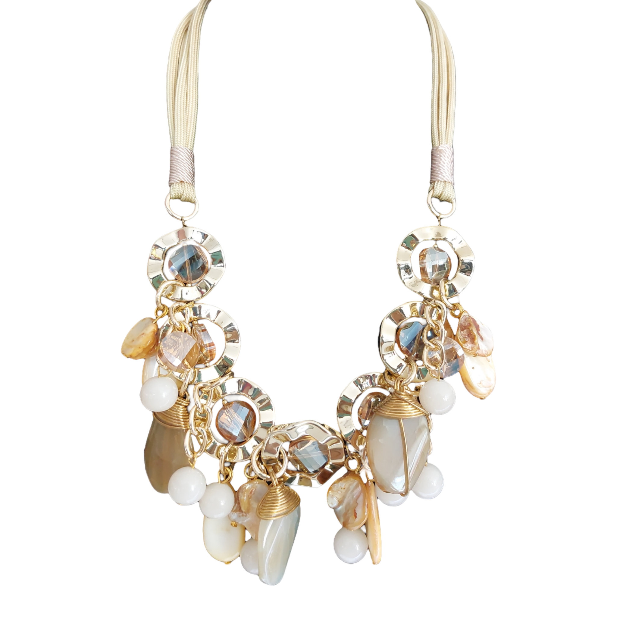 Collar Piedra Natural "Amarillo"