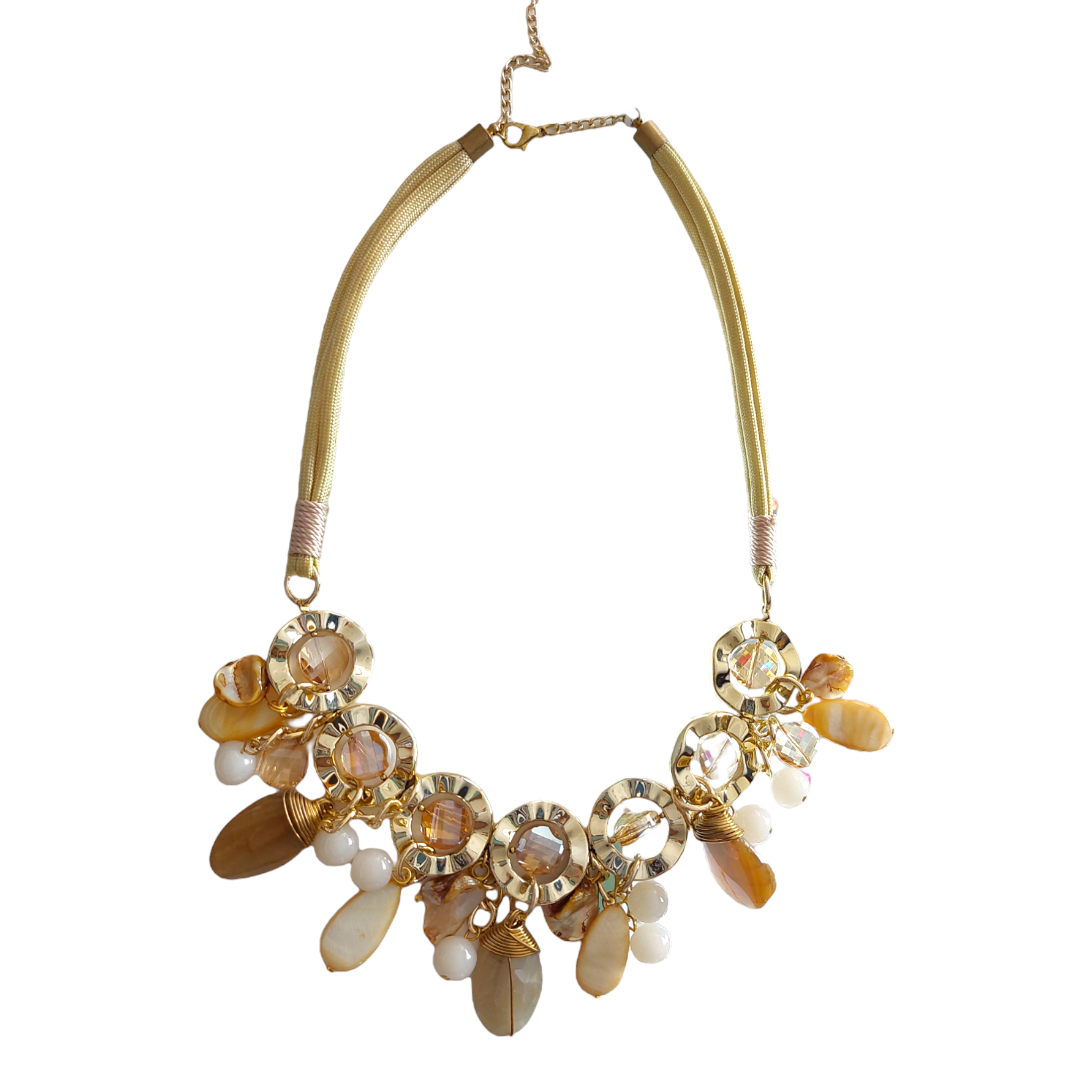 Collar Piedra Natural "Amarillo"