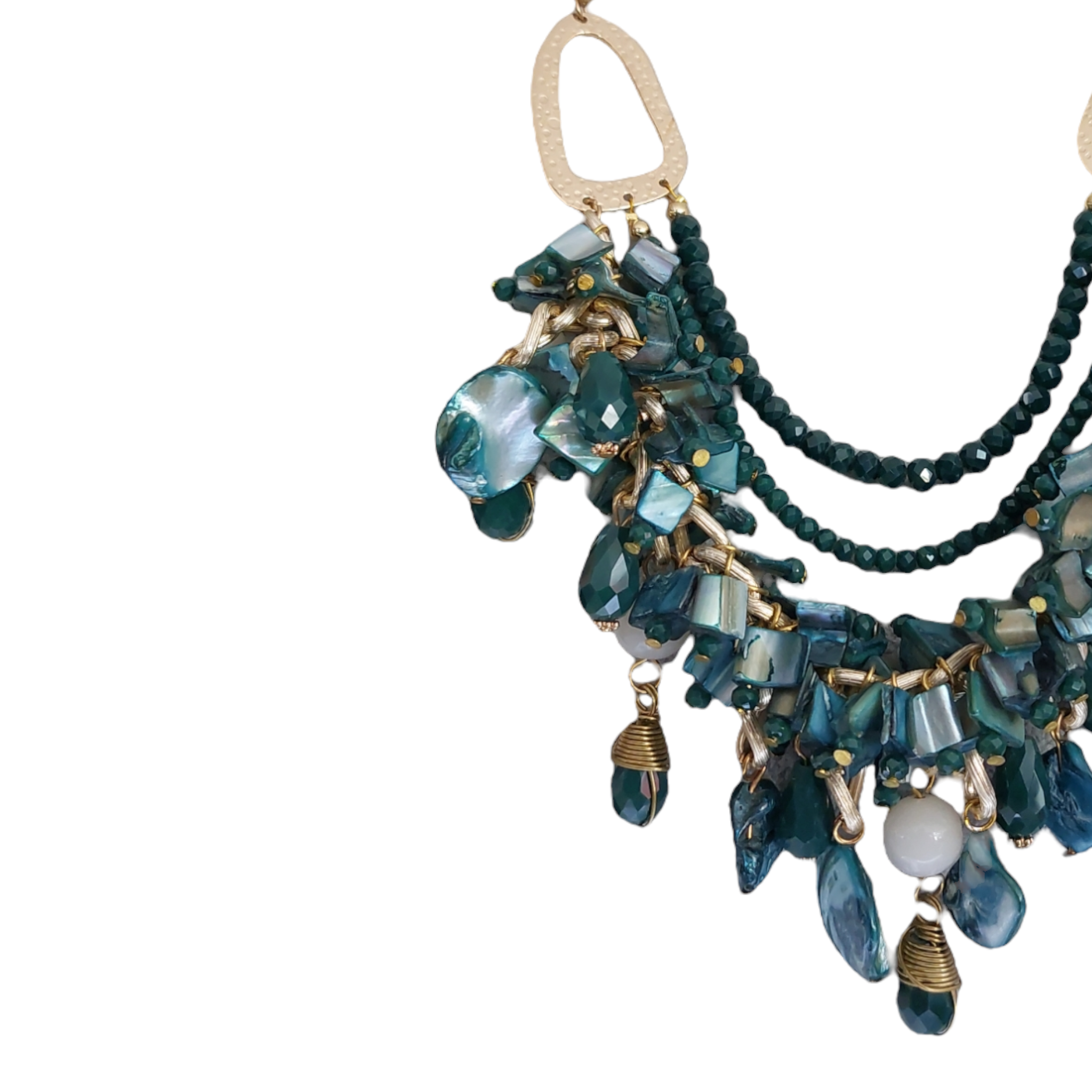Collar Piedra Natural "Verde Aqua"