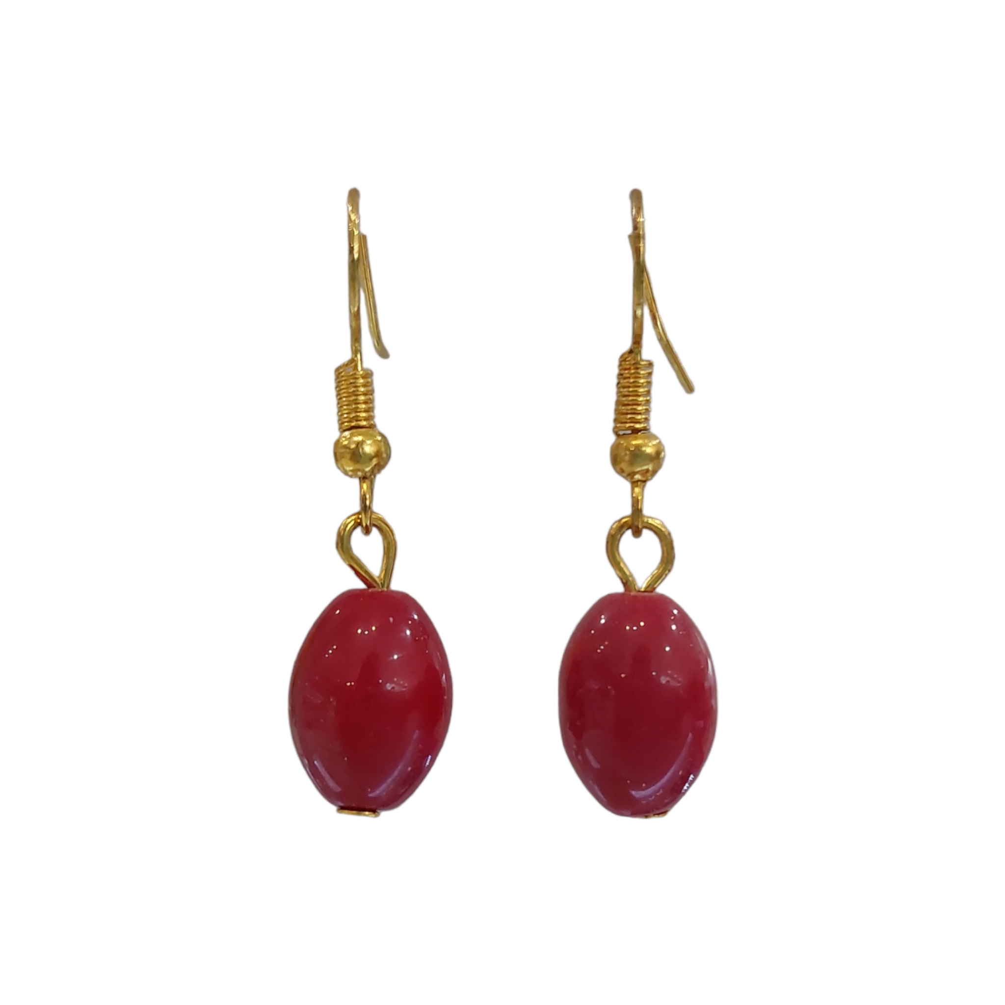 Collar Piedra Natural "Rojo"