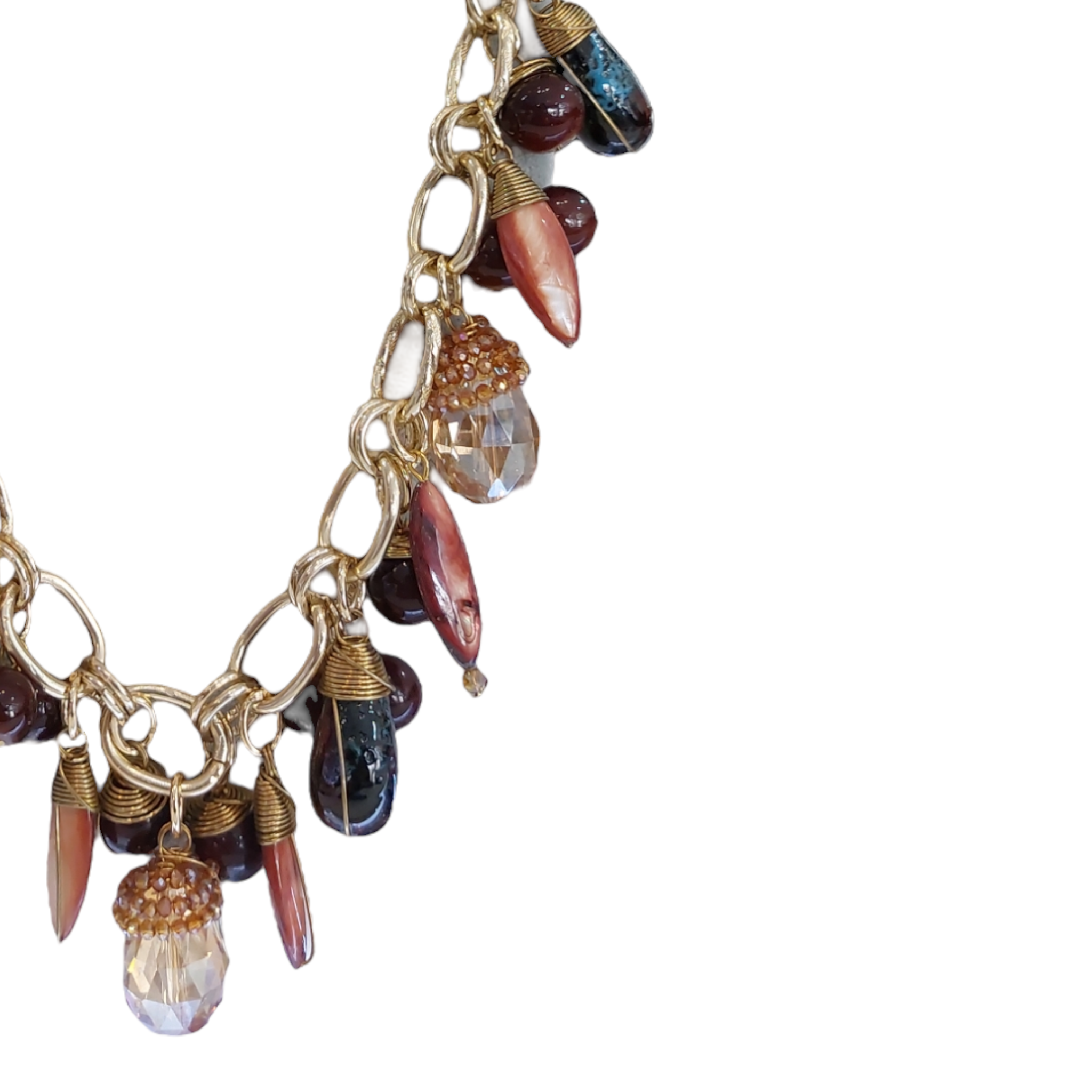 Collar Piedra Natural "Café"