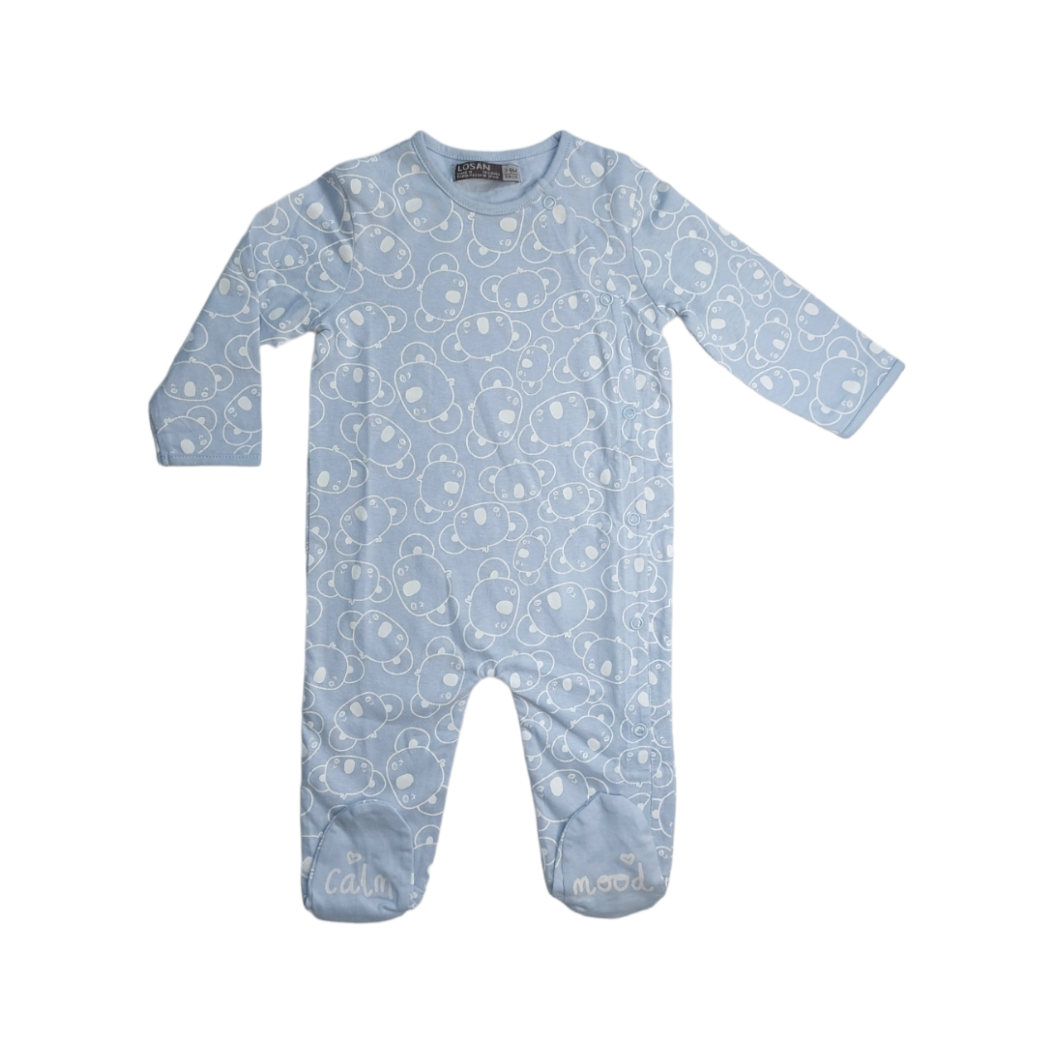 Pijama Mameluco Koala Para Bebé Niño Losan