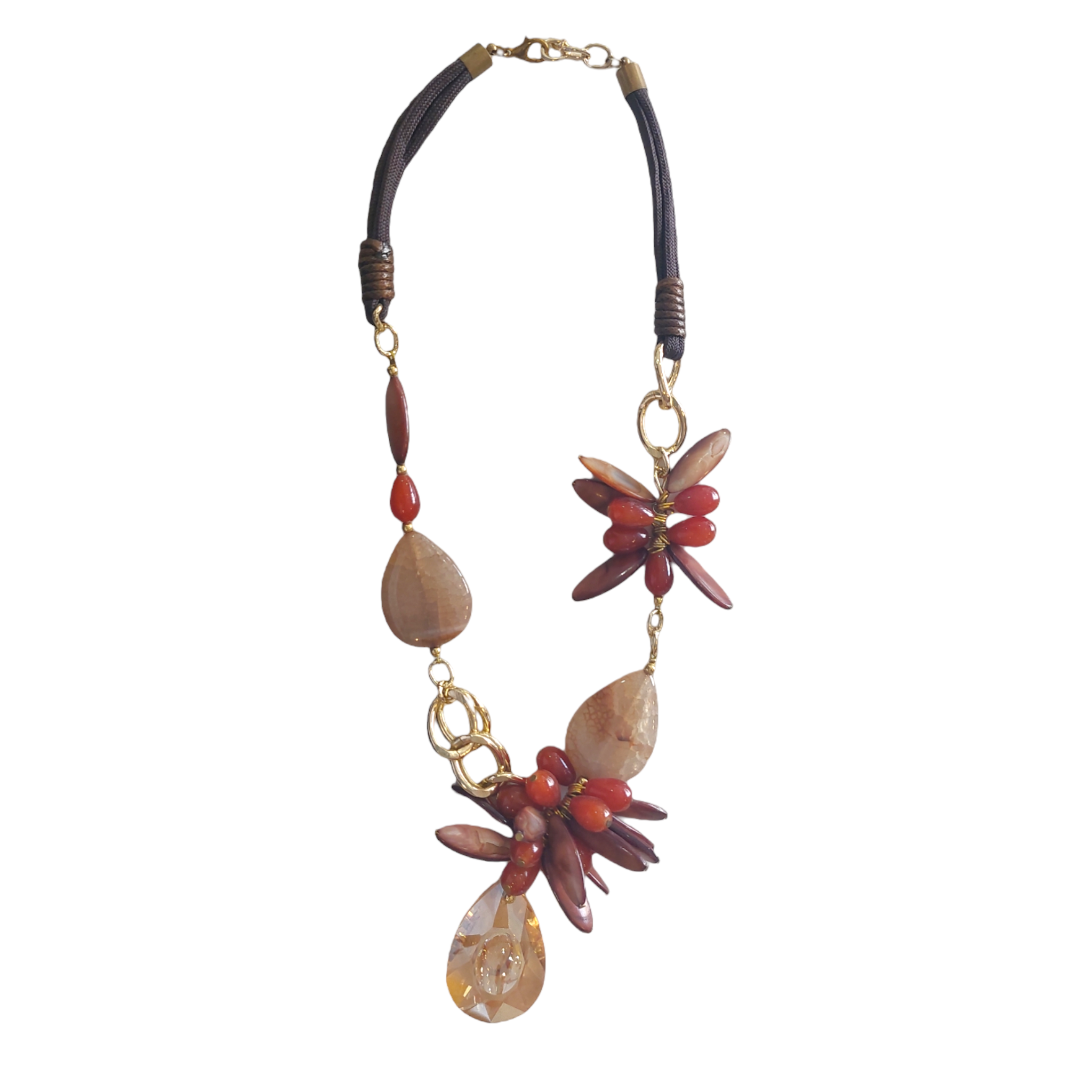 Collar Piedra Natural "Terracota"