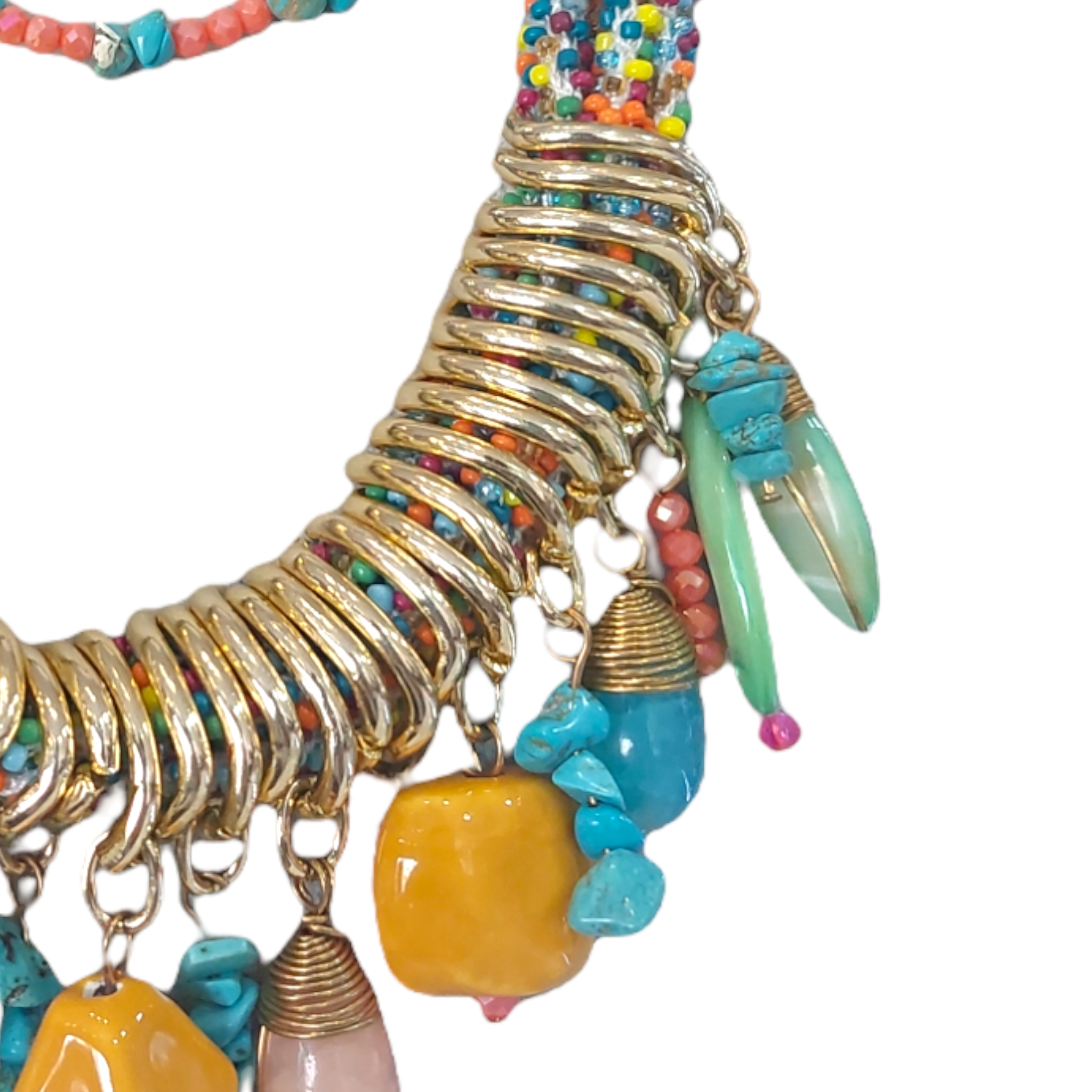 Collar armado con Piedra Natural "Multicolor"