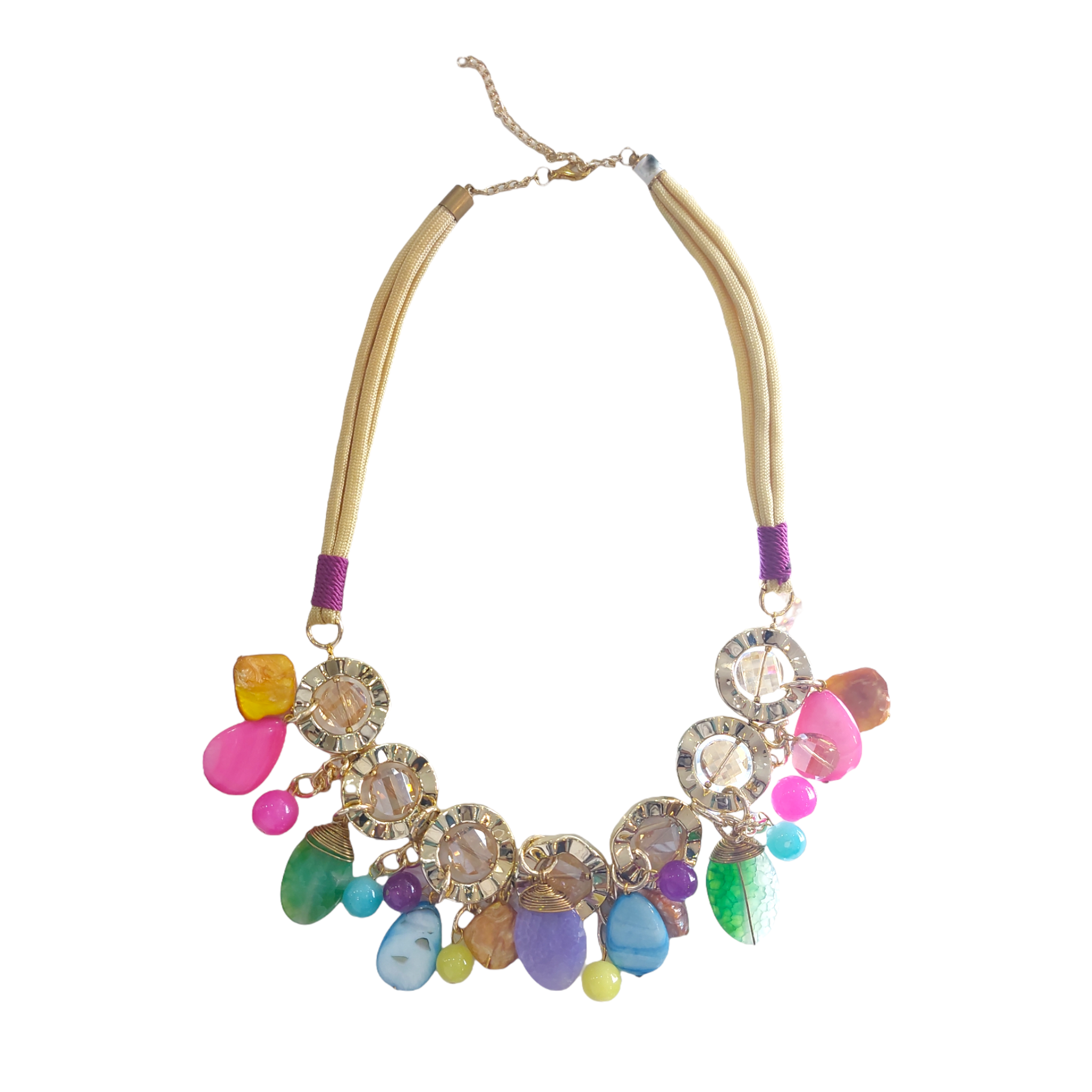 Collar Piedra Natural "Colores"