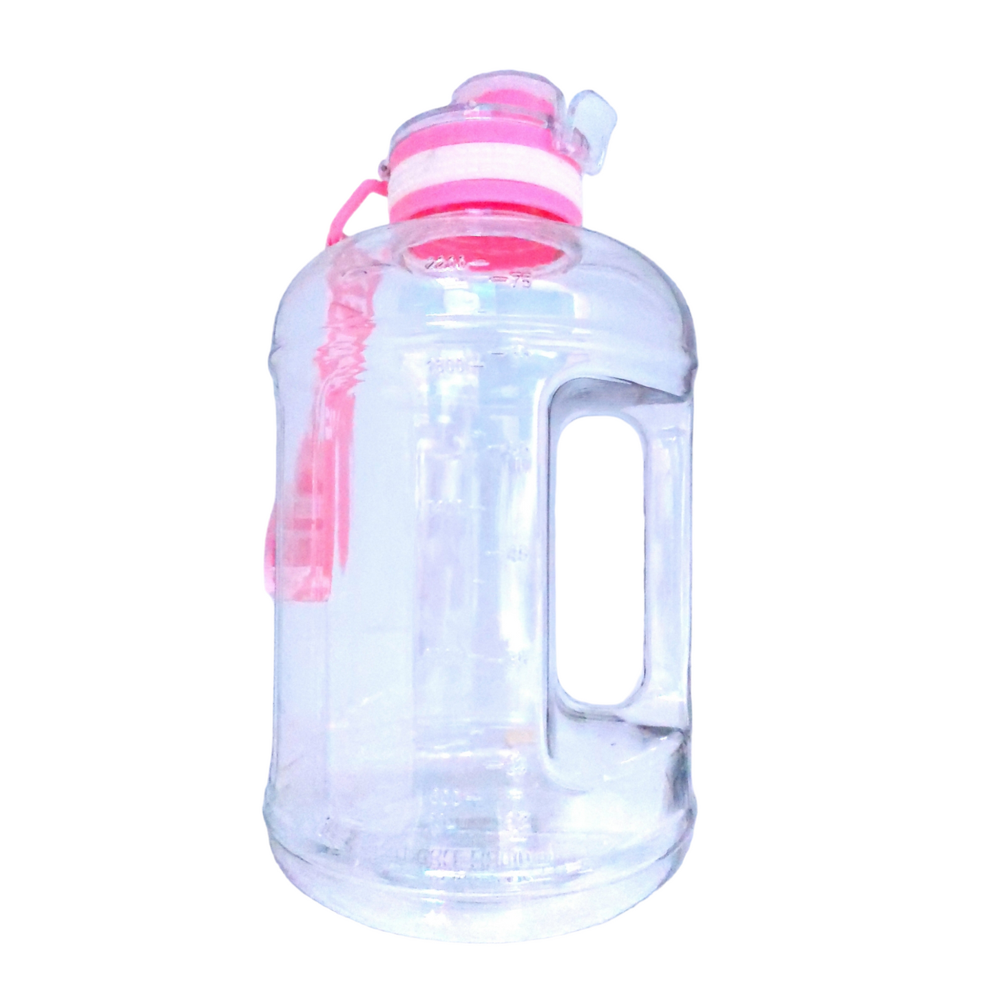 Botella de agua Rosa con asa 2200ML