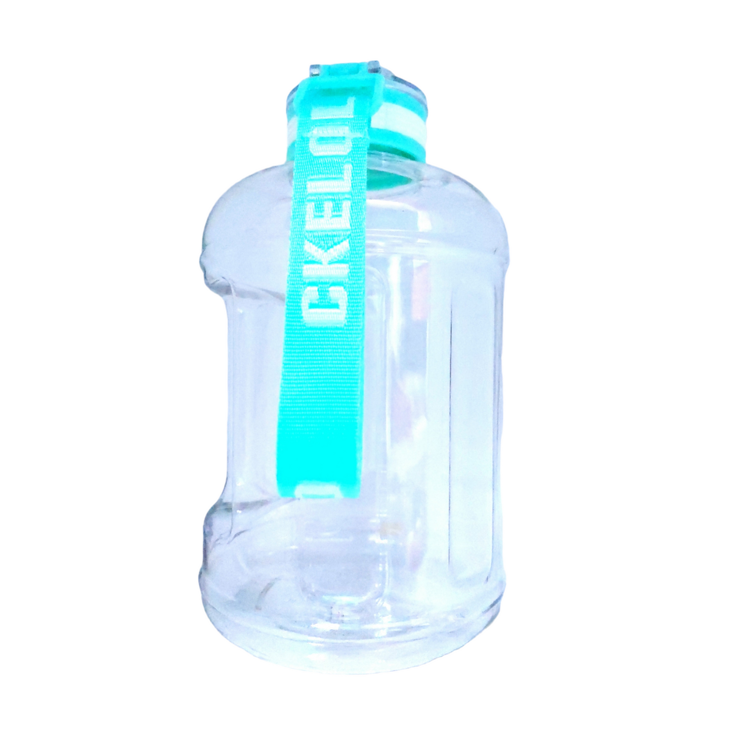 Botella de agua Verde Aqua con asa 2200ML