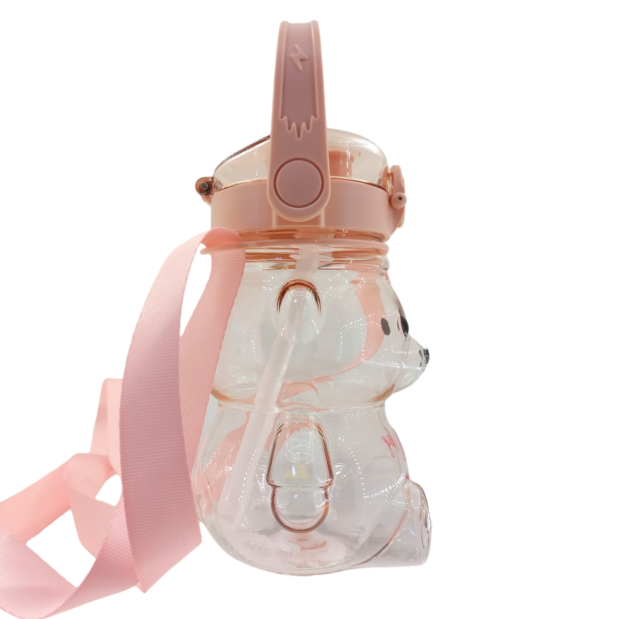 Vaso OSO Kawaii "Luckey" Rosa Charms 1000ML