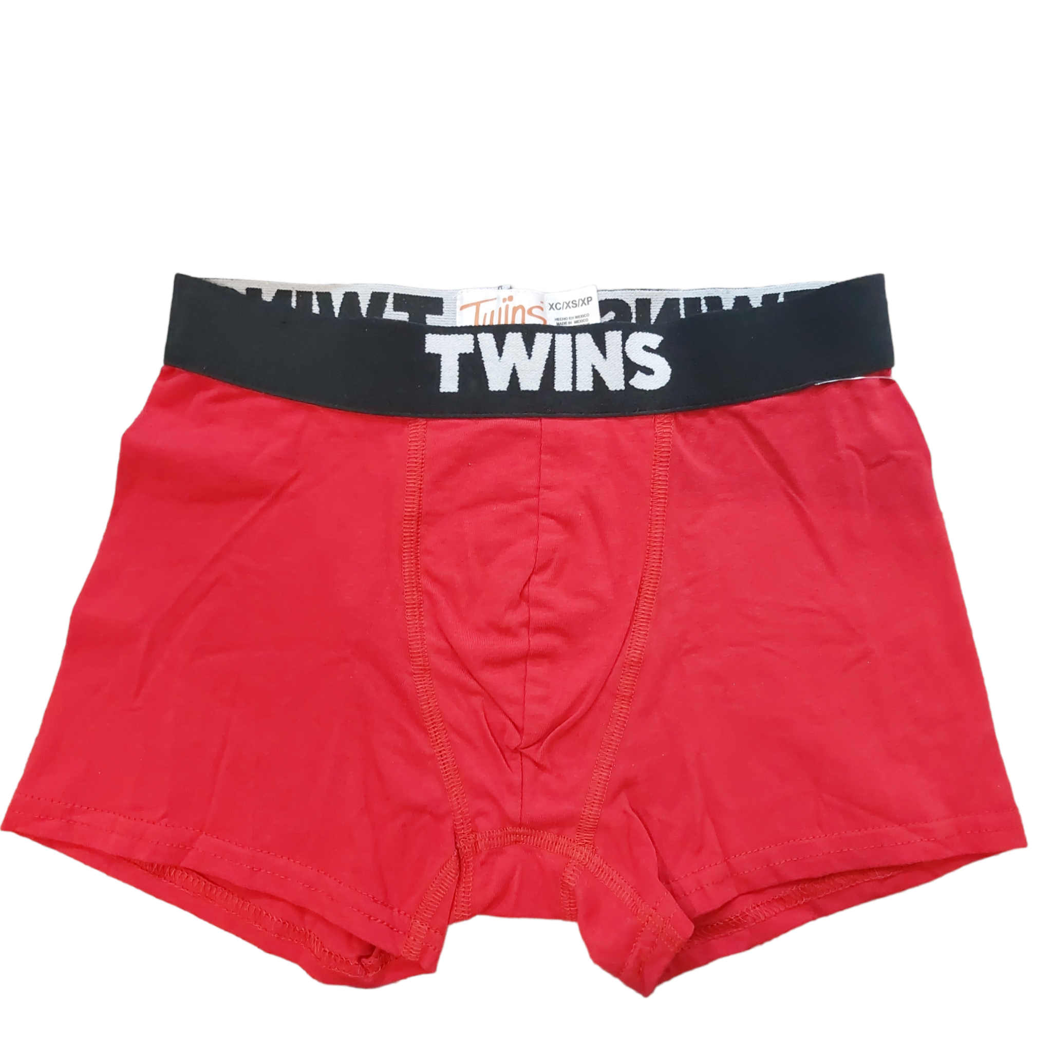 Ropa interior para caballero BIker-Rojo liso TWINS